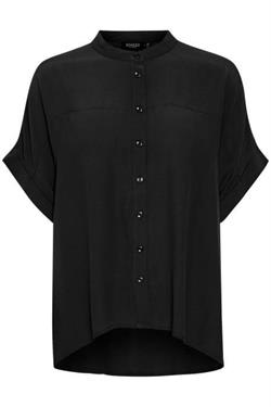 Soaked In Luxury Skjorte - SLHelia Shirt SS, Black